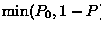 $A_{\max(P,1-Q)}$