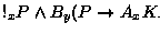 $\vert\frac{1}{2}-p'\vert=k\vert\frac{1}{2}-p\vert$