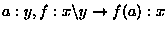 $f: (x/y)\backslash z \to \lambda v[\lambda w[f(w)(v)]]: (x\backslash z)/y$